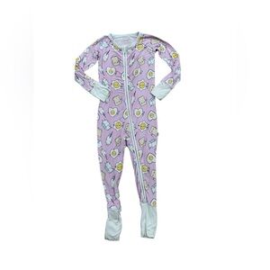 Little Sleepies Size 2T Pink Breakfast Buddies Zippy Pajamas